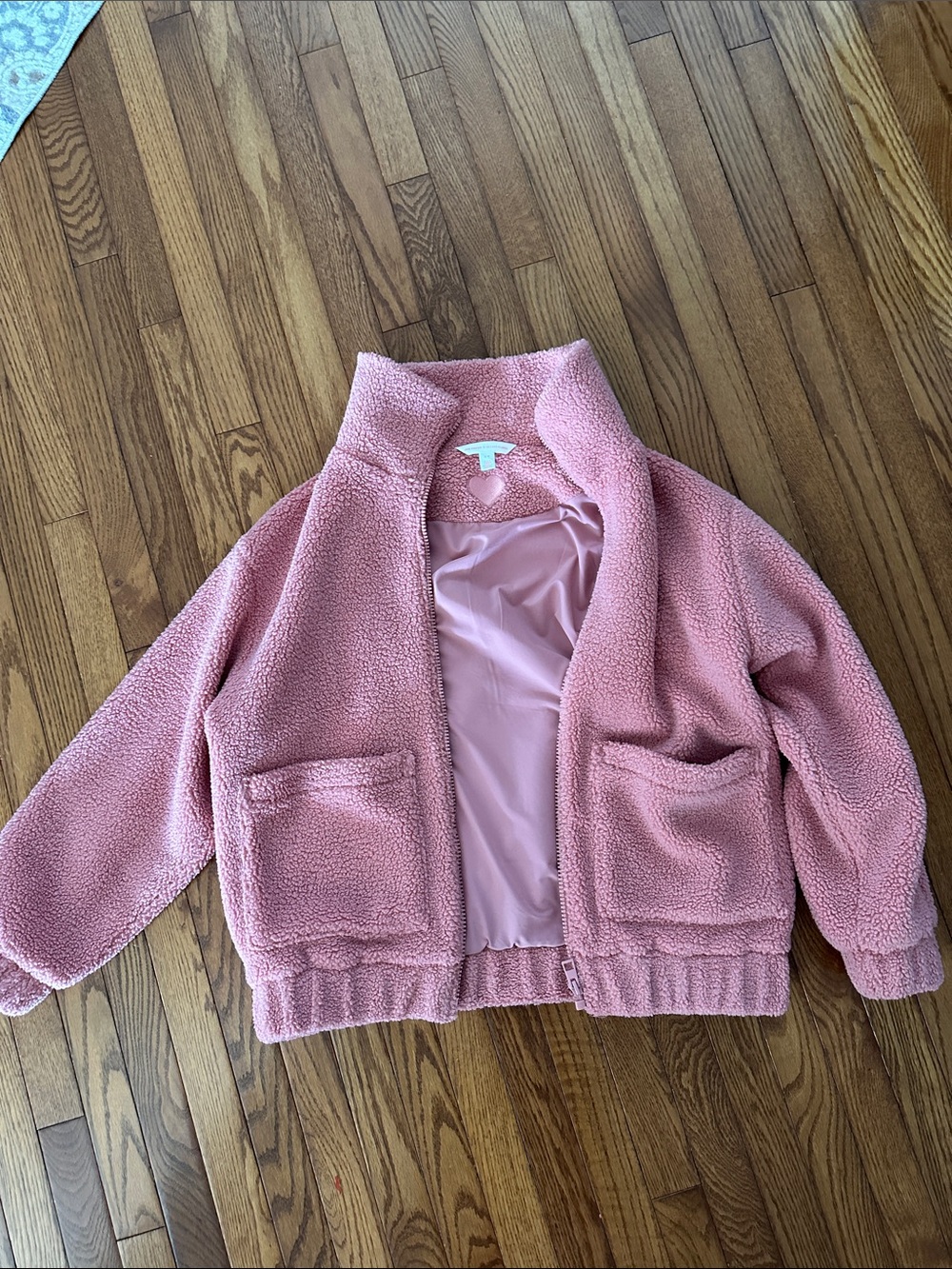 Joe Fresh Pink Sherpa Jacket